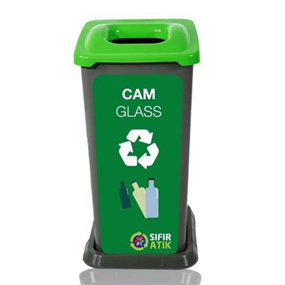 70 LT Sıfır Atık Projesi Atık Cam Kutusu