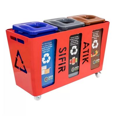 70 Lt Sıfır Atık Projesi Atık Evsel Kutusu