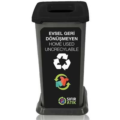 70 Lt Sıfır Atık Projesi Atık Evsel Kutusu