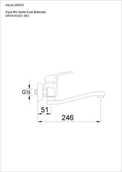 Aqua Serisi Aplike Eviye Bataryası