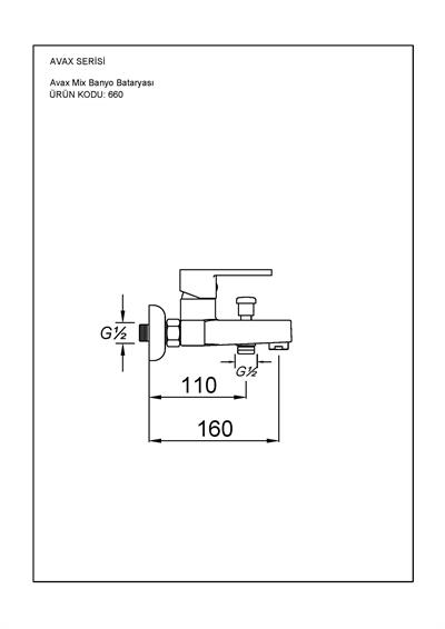 Avax Serisi Banyo Bataryası