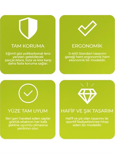 BAYMAX S-500 GÖZLÜK-ŞEFFAF