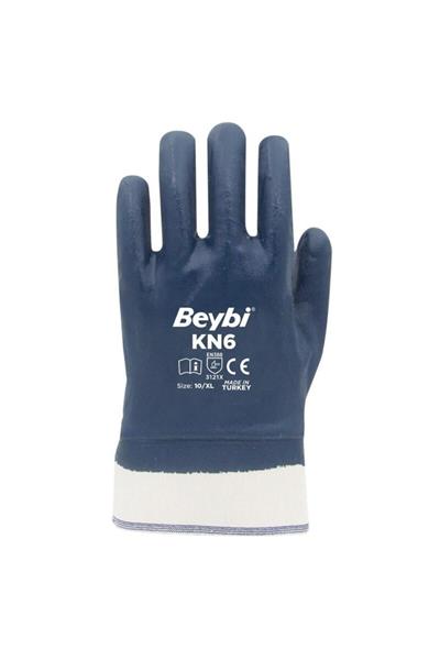Beybi Pamuk Nitril Petrolcü Eldiveni Kn6 - No: 10
