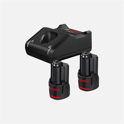 Bosch 12V Akü Sarj Cıhaz Set 2*2,0 Ah, Gal 12V40