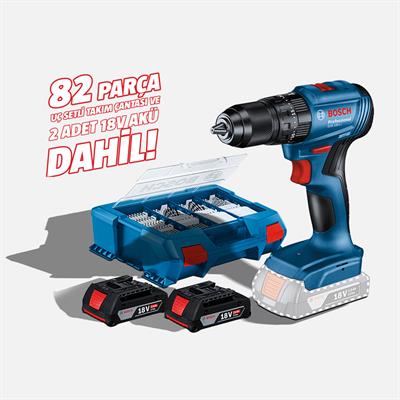 Bosch GSB 185-LI Çift Akülü Darbeli Delme Vidalama