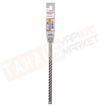Bosch SDS Plus-5X 11 x 210 mm Dört Elmaslı Matkap Ucu 