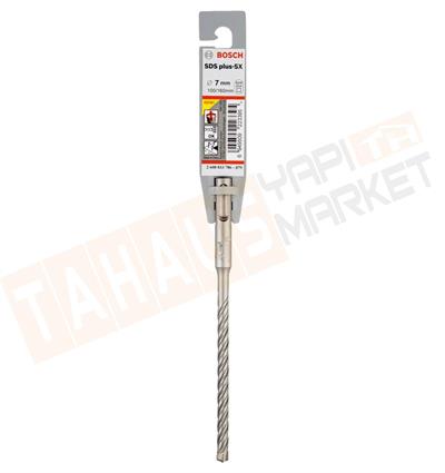 Bosch SDS Plus-5X 7 x 160 mm Dört Elmaslı Matkap Ucu 