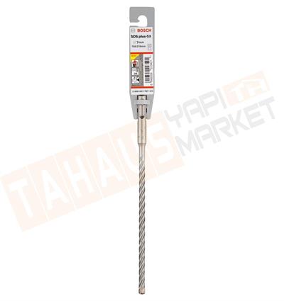 Bosch SDS Plus-5X 7 x 210 mm Dört Elmaslı Matkap Ucu