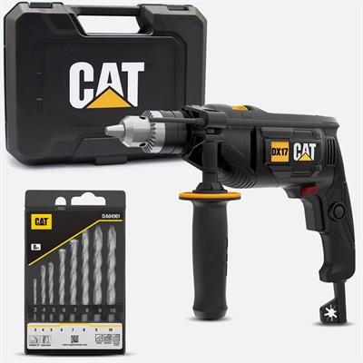 CAT DX17.1 750Watt 13mm Profesyonel Darbeli Matkap + 8 Parça Aksesuar