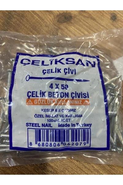 Çeliksan Çelik Beton Çivisi 100 Adet 4x50 Mm. Çelikbeton858