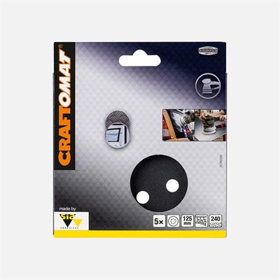 Craftomat Eksantrik Zımpara 125 mm K240 BFCC