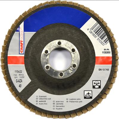 Craftomat Taşlama Taşı K60 115 mm Unıversal Açık mavi Fıber