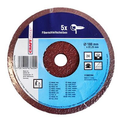 Craftomat Taşlama Taşı K60 180 mm Unıversal Açık mavi Fıber