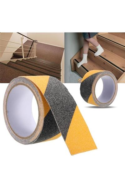 D-MAX SARI-SİYAH KAYDIRMAZ BANT 50MM*15MT