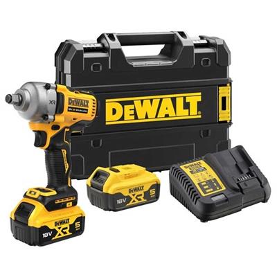 DEWALT DCF891P2T 18V 5.0AH 2AKÜ Lİ-ON 1/2 KÖMRSZ SOMUN SIKMA