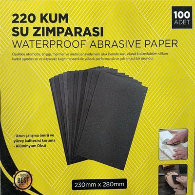 Dizayn Su Zımparası 220 Kum