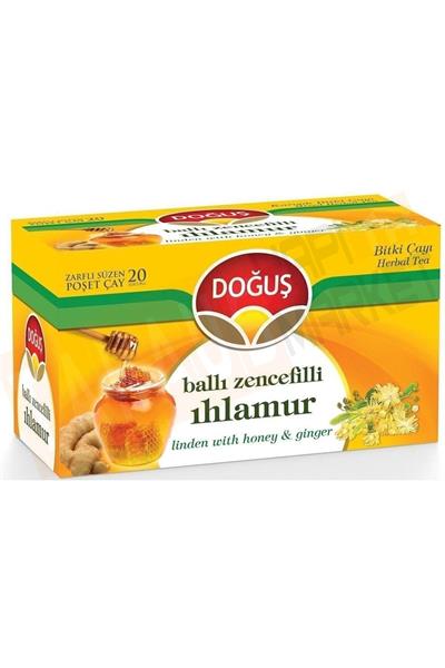 Doğuş 20li Ballı Zencefilli Ihlamur Bitki Çay Süzen Poşet