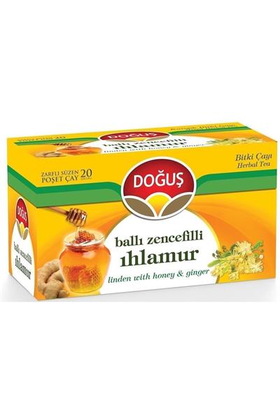 Doğuş 20li Ballı Zencefilli Ihlamur Bitki Çay Süzen Poşet