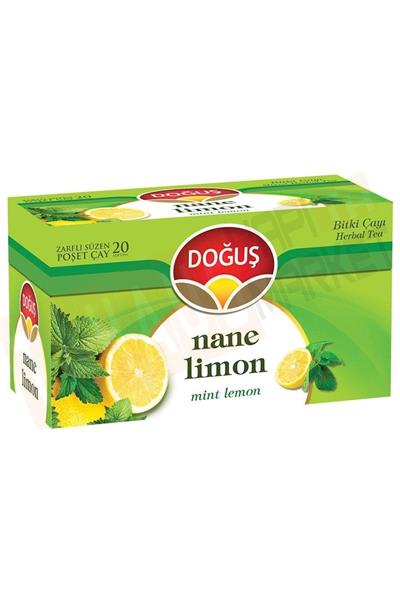 Doğuş 20li Nane Limon Bitki Çay Süzen Poşet 2 gr