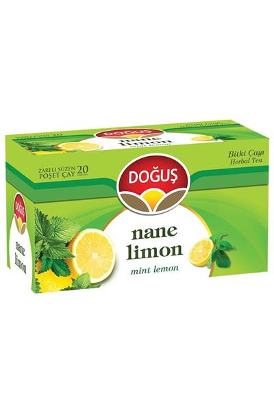 Doğuş 20li Nane Limon Bitki Çay Süzen Poşet 2 gr