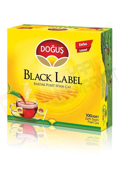 Doğuş Black Label Bardak Poşet Çay 2 gr 100 Adet