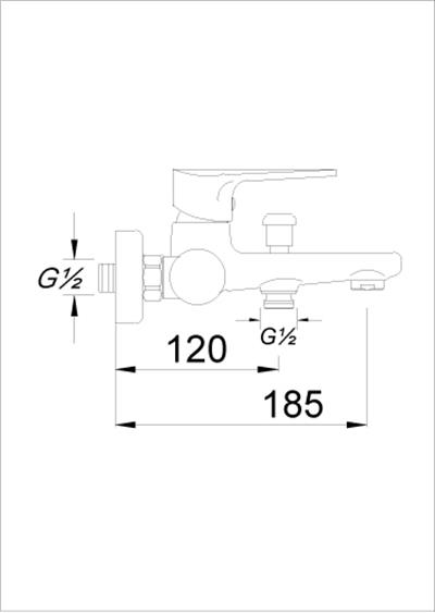 Este Serisi Banyo Bataryası Siyah