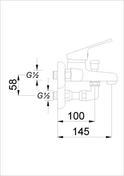 Fiesta Serisi Yarı Ankastre Banyo Bataryası