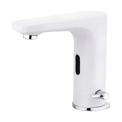 Fotosel Serisi Fotoselli Lavabo Bataryası (Çift Girişli) Beyaz