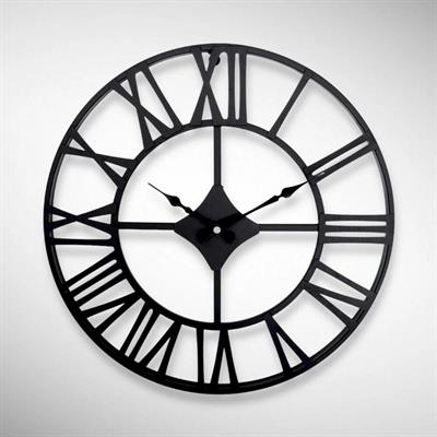 Galaxy Dm-190-Metal Roma Rakamı Duvar Saati
