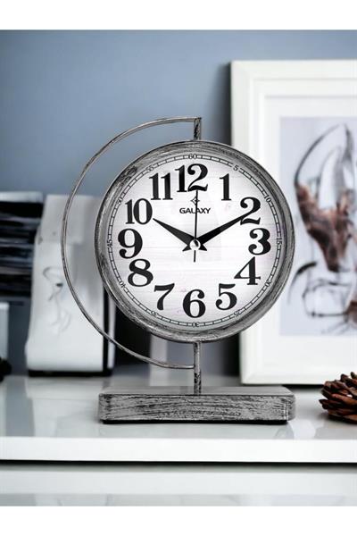 Galaxy Premium Serisi Modern Kadranlı Metal Ofis Ve Masa Üstü Saat 20 Cm