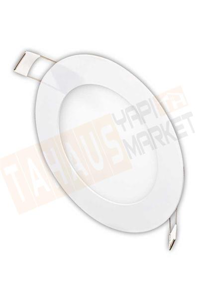 Global K2 KDL404 3W 3000K Günışığı Smd Yuvarlak Slim Led Panel