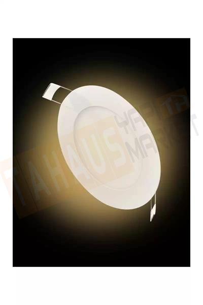 Global K2 KDL405 9W 3000K Günışığı Smd Yuvarlak Slim Led Panel