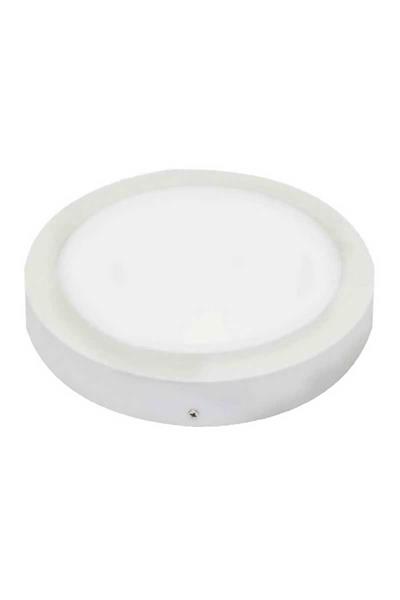 Global K2 KDL421 12W 6500 Ilık Beyaz Sıva Üstü Smd Yuvarlak Led Panel