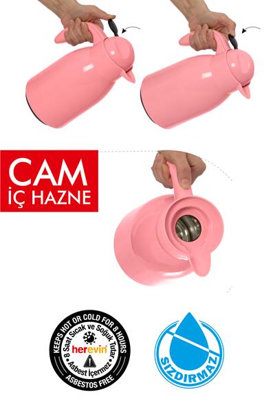 Herevin 161703-004 Desenli Termos-Fırat Baskılı Pembe