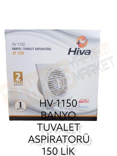 HİVA Banyo ve Tuvalet Aspiratörü, HV 1150, ÇAP 150