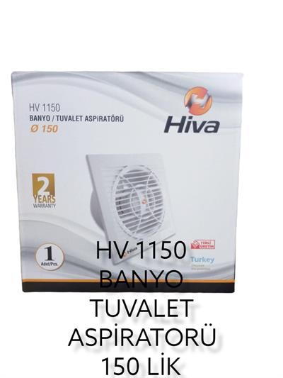HİVA Banyo ve Tuvalet Aspiratörü, HV 1150, ÇAP 150