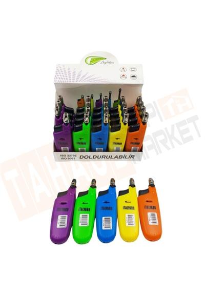 İtalyano Uzayabilir & Doldurulabilir Renkli Mutfak Çakmağı (1 ADET)