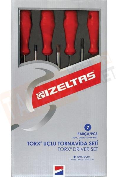 İzeltaş Torx Uçlu Tornavida Takımı 7Li