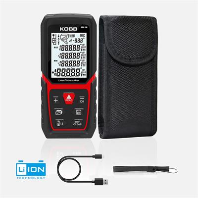 KOBB KBL100 100m Profesyonel Li-ion Şarjlı Lazer Metre