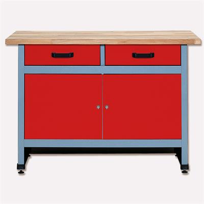 Küpper 2 Çekmeceli Metal Çalışma Masası 60 x 120 x 84 cm