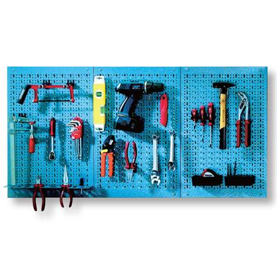 Küpper 3 Parça 120x60 cm Çelik Delikli Duvar Panosu