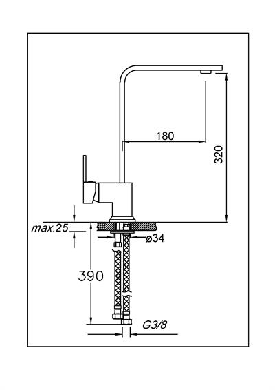 Level Serisi Tek Gövde Eviye Bataryası