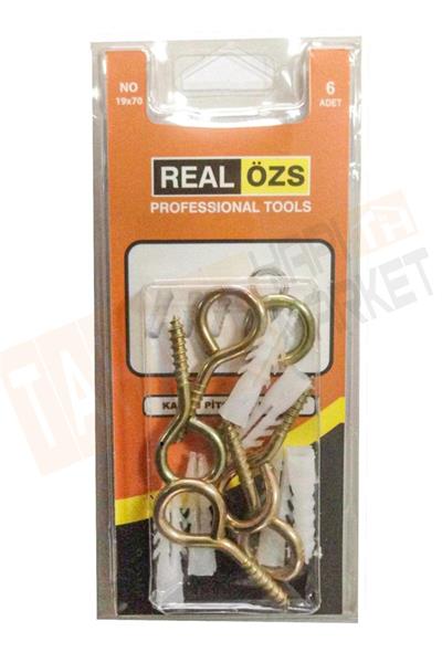 Malatya Hedef Yapı İnşaat Kapalı Piton + No 6 Dübel | 19x70 | 6 Adet