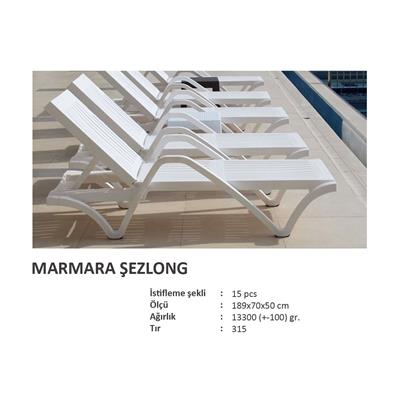 Marmara Şezlong 188x70x50 Model:Kollu
