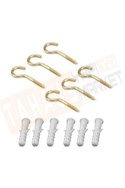 Mavienerji Real Özs-1426 Açık Piton Vida ve Dübel 20x80 5 Adet Dubel ve Vida