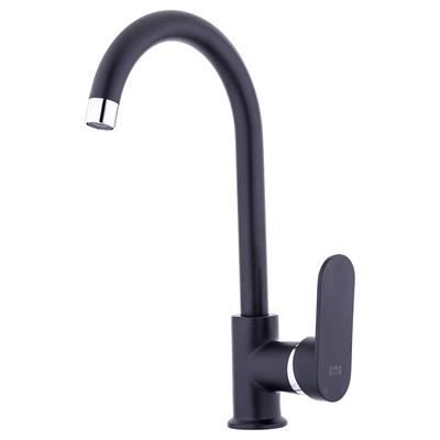 Mercan Serisi Tek Gövde Eviye Bataryası Siyah