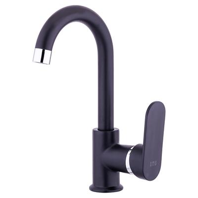 Mercan Serisi Tek Gövde Lavabo Bataryası Siyah