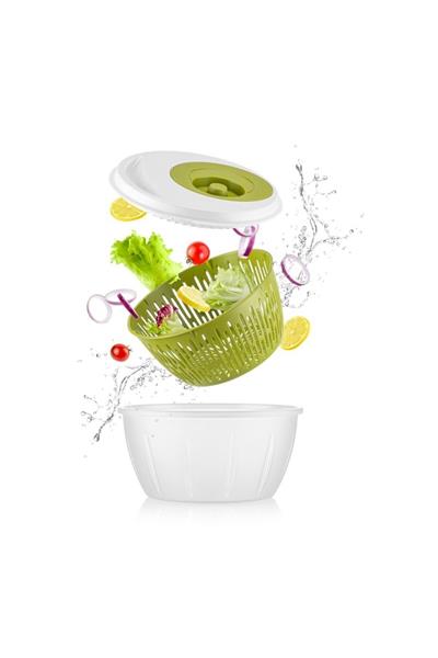 Mugiss M-3 Focus Plastik Salata Kurutucu - 360° Çevir, Kurut - 4.5 lt
