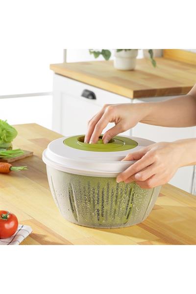 Mugiss M-3 Focus Plastik Salata Kurutucu - 360° Çevir, Kurut - 4.5 lt
