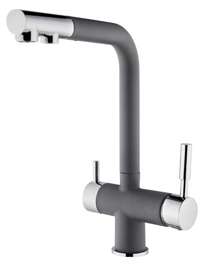 Mutfak Bataryaları Serisi Arıtma Tek Gövde Spiralli Eviye Bataryası